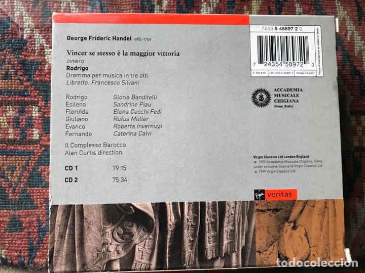 CDs de m&uacute;sica: Handel. Rodrigo. Alan Curt&iacute;s - Foto 2