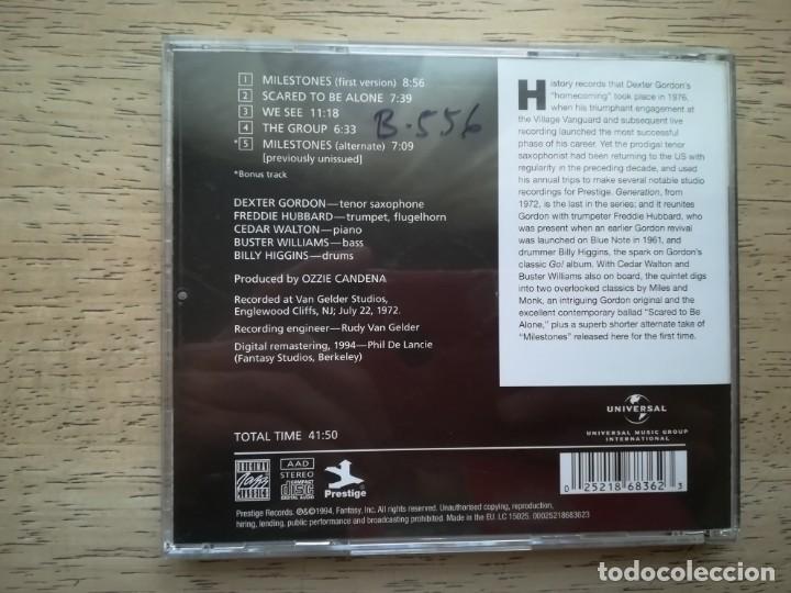 CDs de m&uacute;sica: Dexter Gordon. Generation. CD (tema extra) - Foto 2