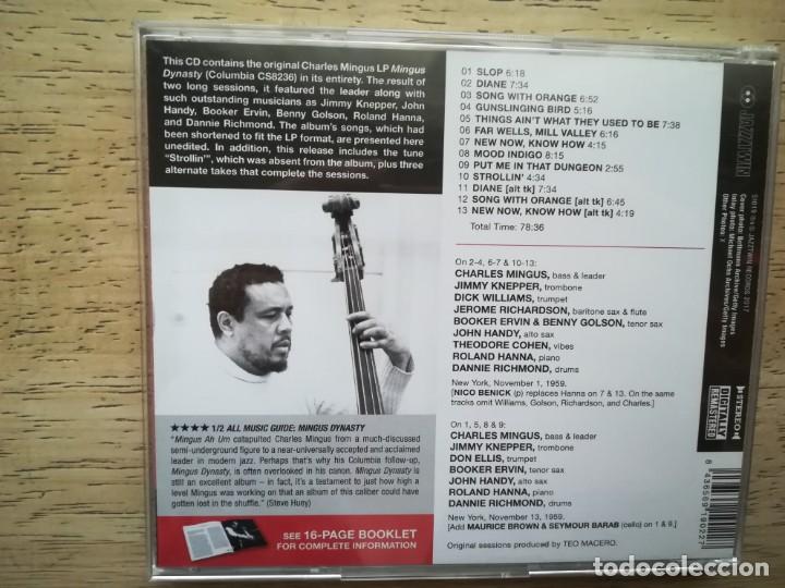 CDs de m&uacute;sica: Charles Mingus. Mingus Dynasty. CD - Foto 2