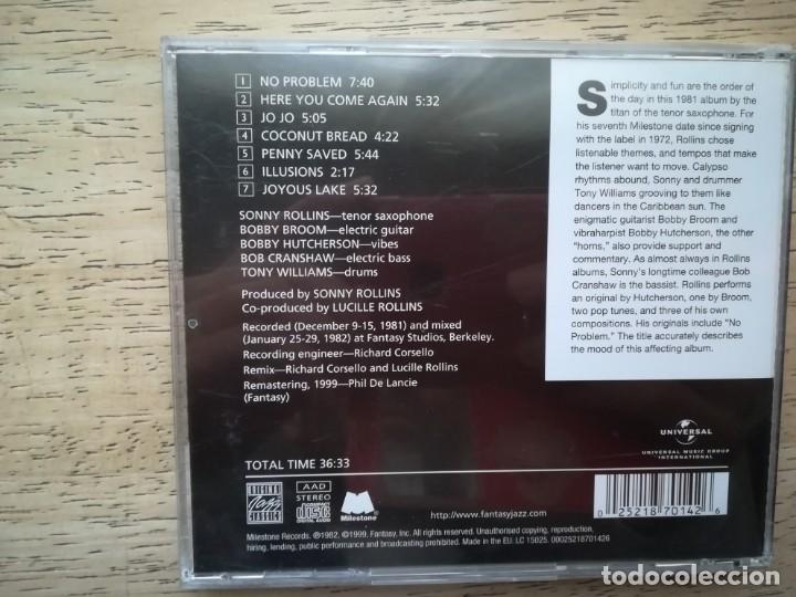 CDs de m&uacute;sica: Sonny Rollins. No problem. CD - Foto 2
