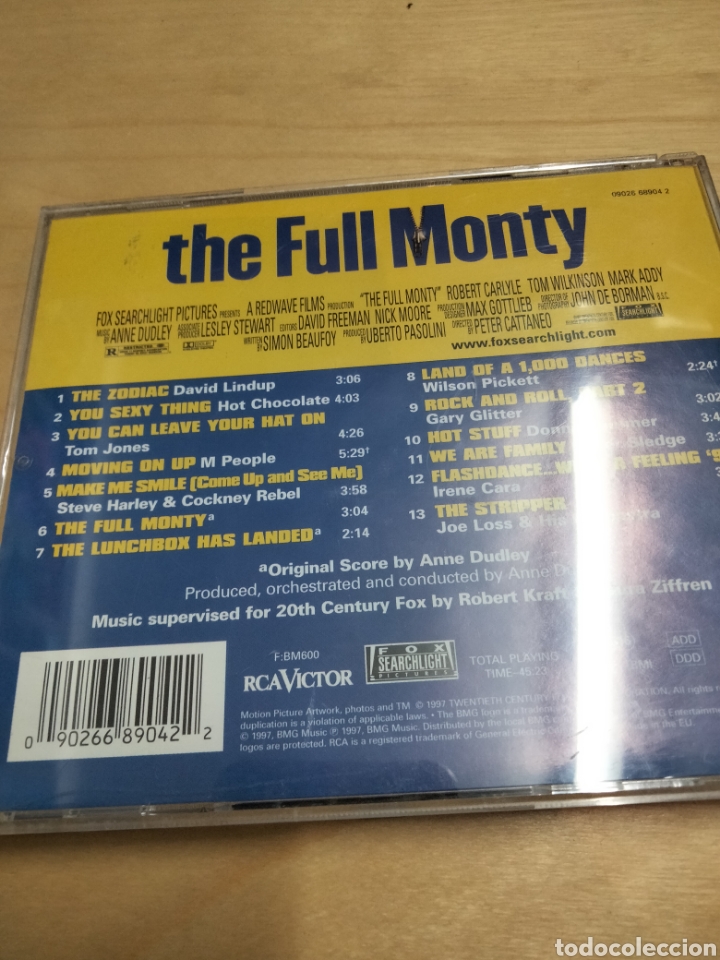 CDs de m&uacute;sica: The full Monty bso - Foto 2
