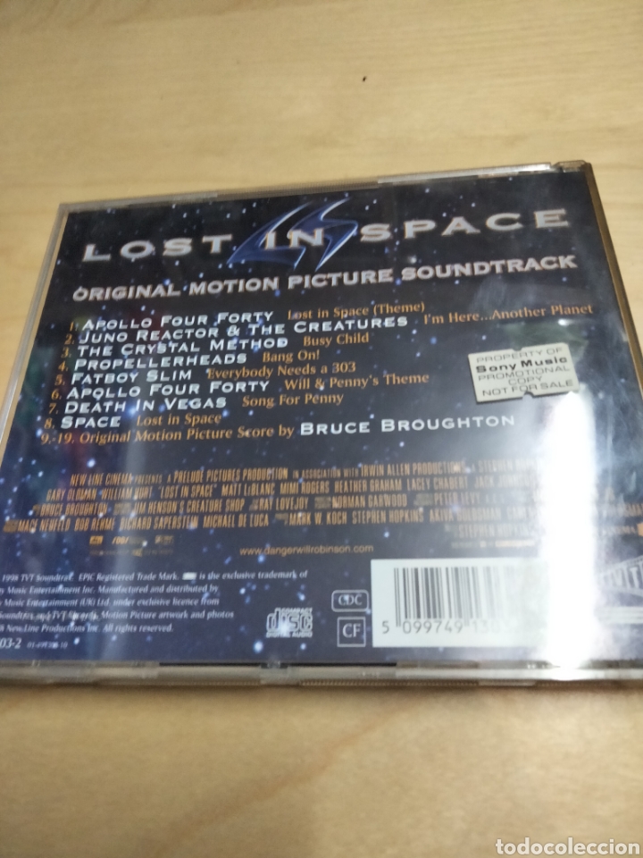 CDs de m&uacute;sica: Lost in space bso - Foto 2