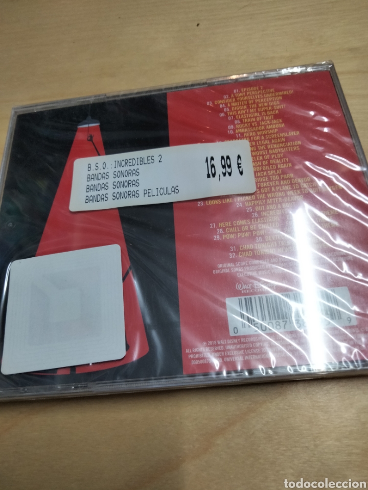 CDs de m&uacute;sica: Los incre&iacute;bles 2 bso Nuevo - Foto 2