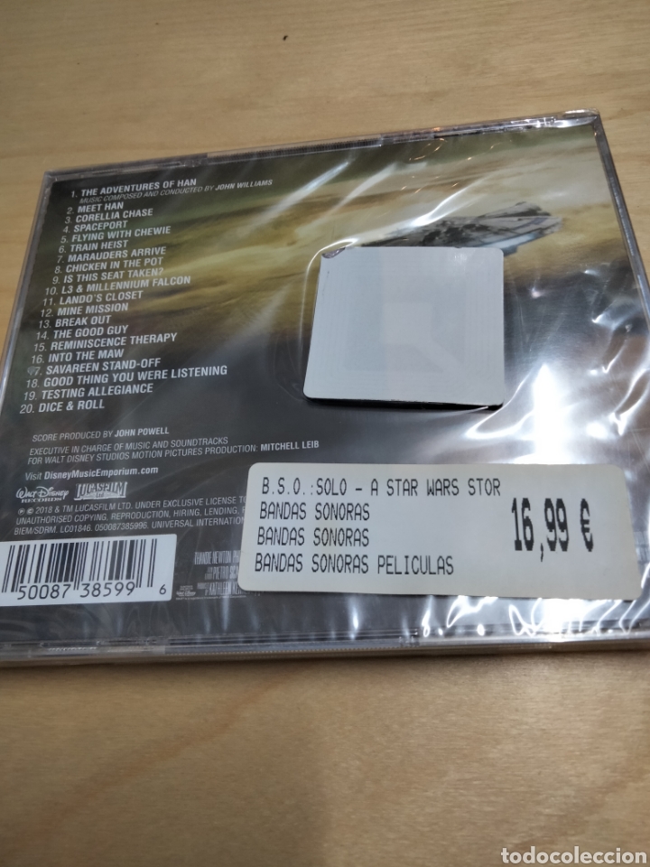 CDs de m&uacute;sica: Han Solo bso Nuevo - Foto 2