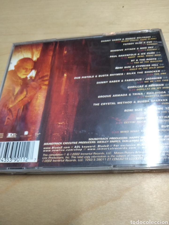 CDs de m&uacute;sica: Blade 2 bso - Foto 2