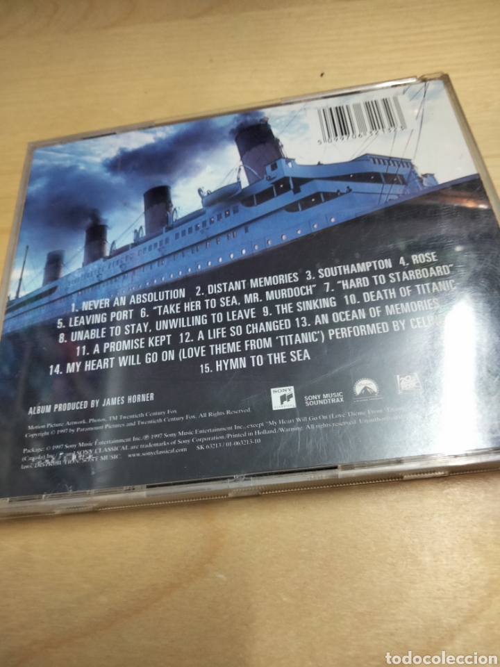 CDs de m&uacute;sica: Titanic bso - Foto 2