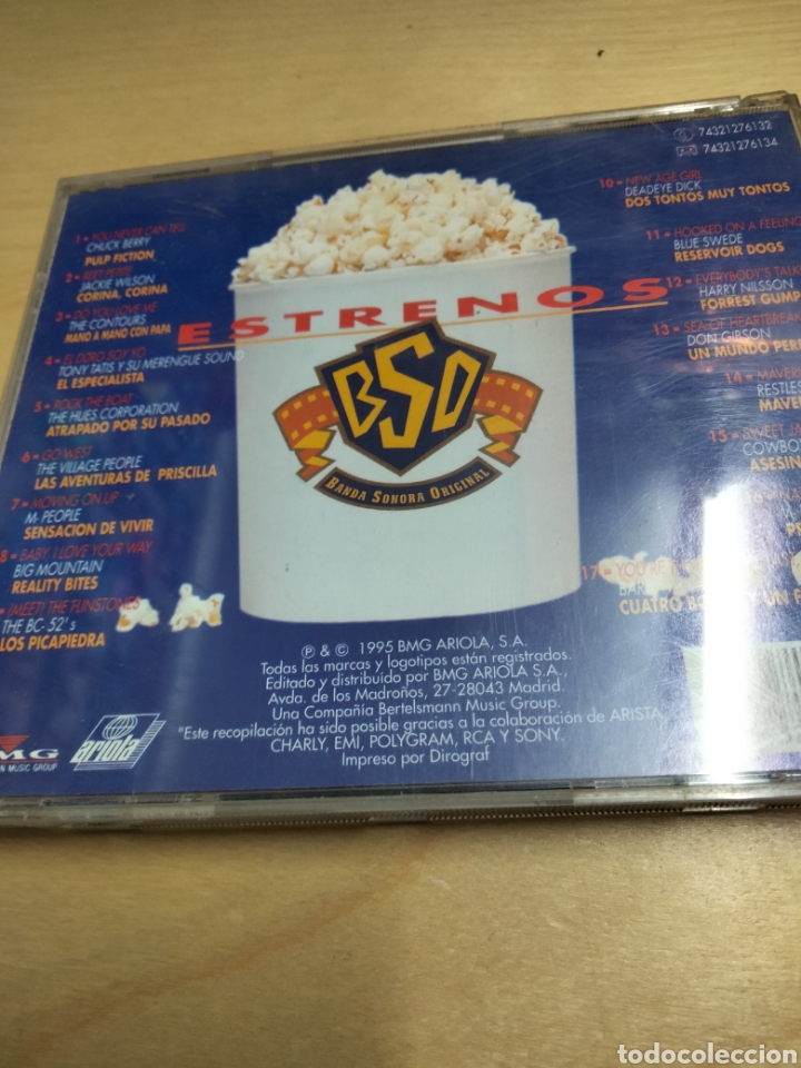 CDs de m&uacute;sica: Estrenos bso - Foto 2
