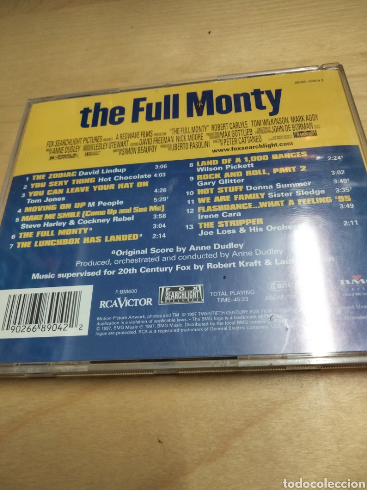 CDs de m&uacute;sica: The full Monty bso - Foto 2