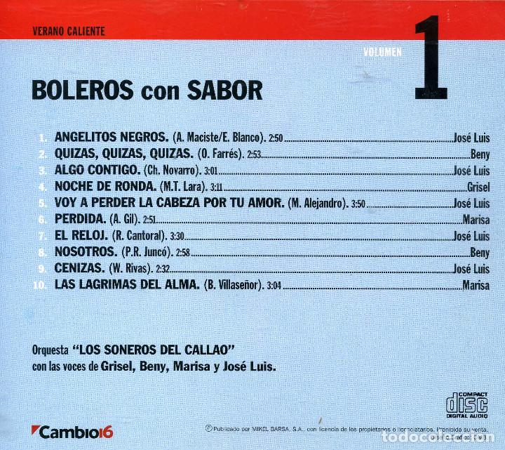 CDs de m&uacute;sica: BOLEROS CON SABOR - Foto 2