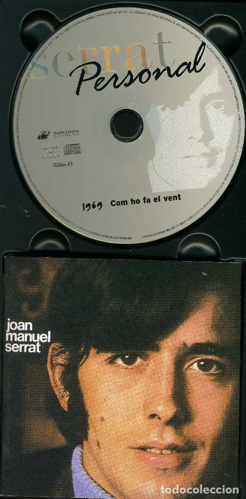CDs de m&uacute;sica: SERRAT PERSONAL 1969 COM HO FA EL VENT (CD + LIBRO) - Foto 2