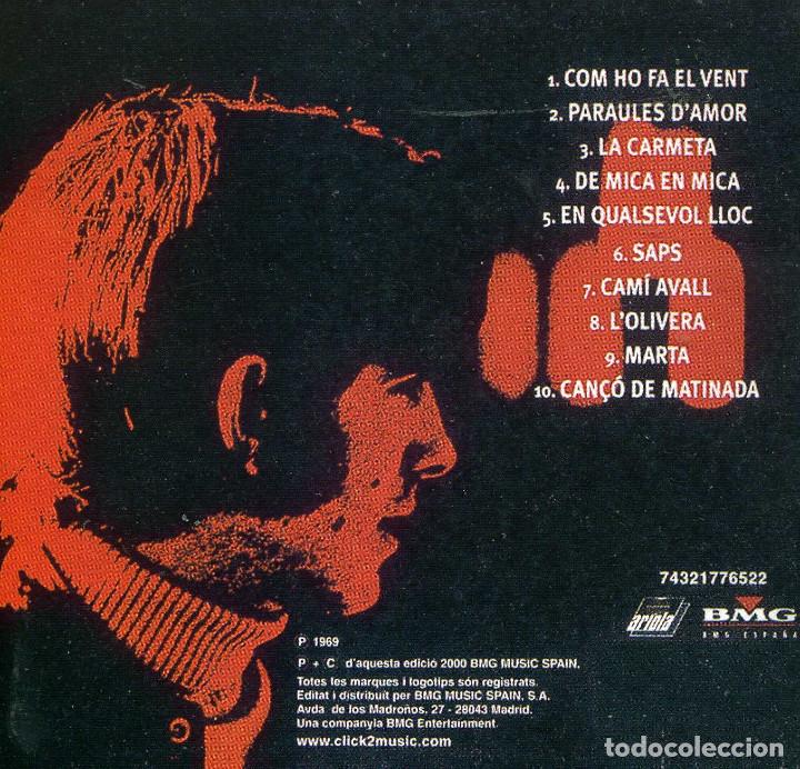 CDs de m&uacute;sica: SERRAT PERSONAL 1969 COM HO FA EL VENT (CD + LIBRO) - Foto 3