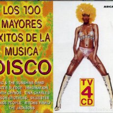 CDs de Música: LOS 100 MAYORES EXITOS DE LA MUSICA DISCO. Lote 323610348