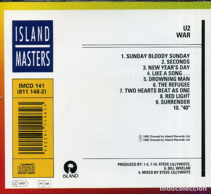CDs de m&uacute;sica: U2 - WAR - Foto 2