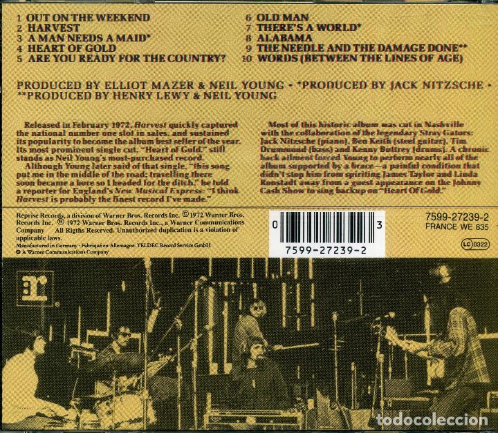 CDs de m&uacute;sica: NEIL YOUG - HARVEST - Foto 2
