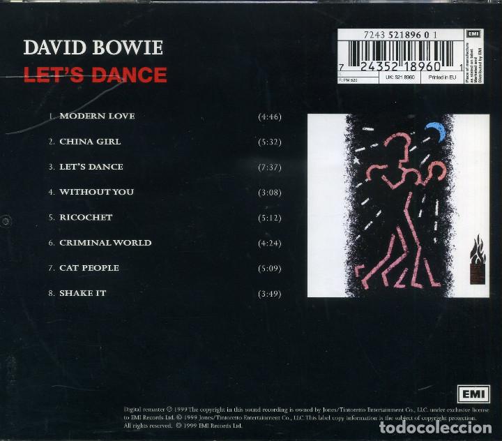 CDs de m&uacute;sica: DAVID BOWIE - LET&acute;S DANCE - Foto 2