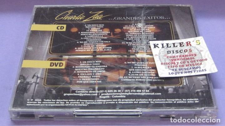 CDs de m&uacute;sica: Charlie Zaa Grandes &eacute;xitos - CD + DVD - Foto 2