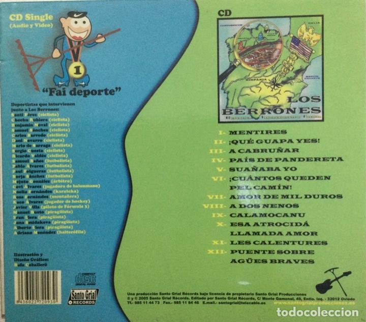 CDs de m&uacute;sica: CD y Videoclip. Los Berrones. Edici&oacute;n Especial. - Foto 2