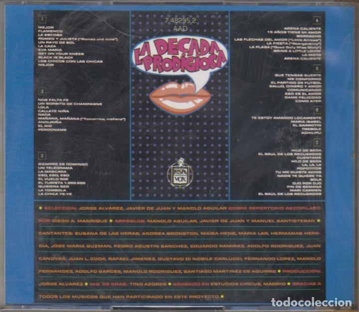 CDs de m&uacute;sica: La D&eacute;cada Prodigiosa cd 1987 - Foto 2