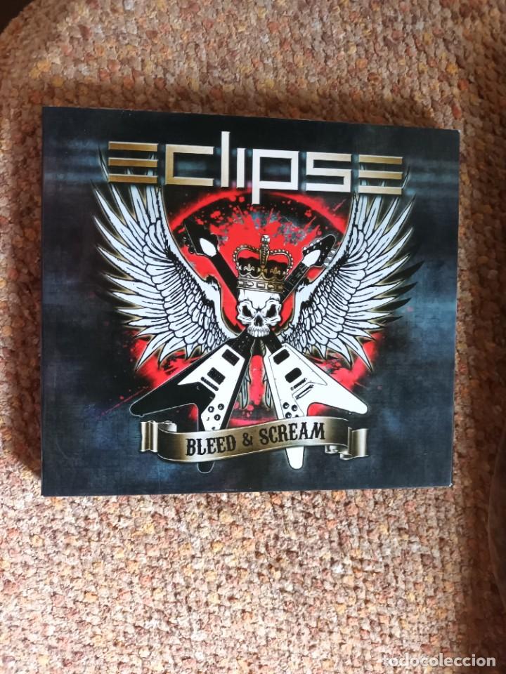 CDs de m&uacute;sica: Eclipse , Bleed and Scream , CD 2012 Italia digipack , estado impecable , Hard rock - Foto 1
