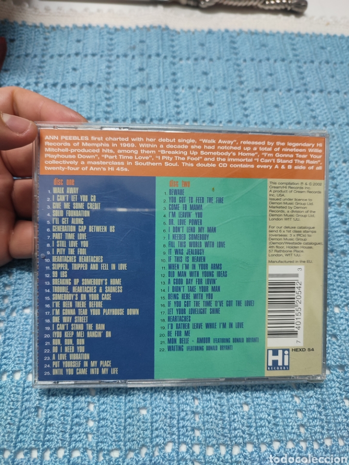 CDs de m&uacute;sica: Ann Peebles 2 CD The singles As & Bs - Foto 4