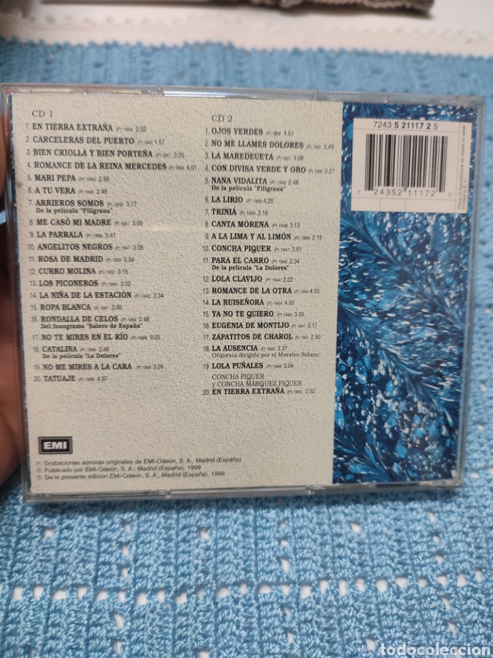 CDs de m&uacute;sica: Concha Piquer A tu vera 2 CD - Foto 5