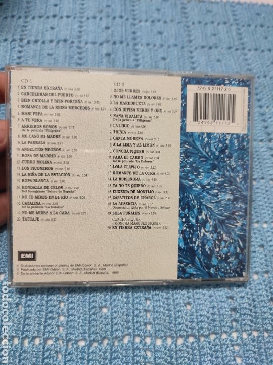 CDs de m&uacute;sica: Concha Piquer A tu vera 2 CD - Foto 7