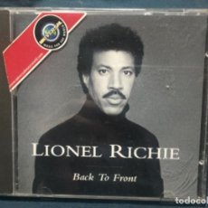 CDs de Música: LIONEL RICHIE BACK TO FRONT CD