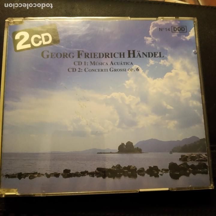 CDs de m&uacute;sica: 2 CD. G.F. H&auml;ndel. - Foto 1