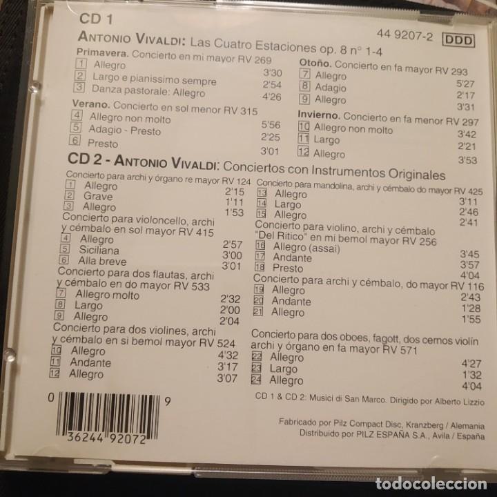 CDs de m&uacute;sica: 2 CD. Antonio Vivaldi. - Foto 2