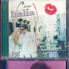 CDs de Música: DOS CD EN PERFECTO ESTADO CIAO ITALIA 16 CANCION DIFERENTES ARTISTAS YOTRO DE UMBERTO TOZZI 13 CANCI. Lote 324216708
