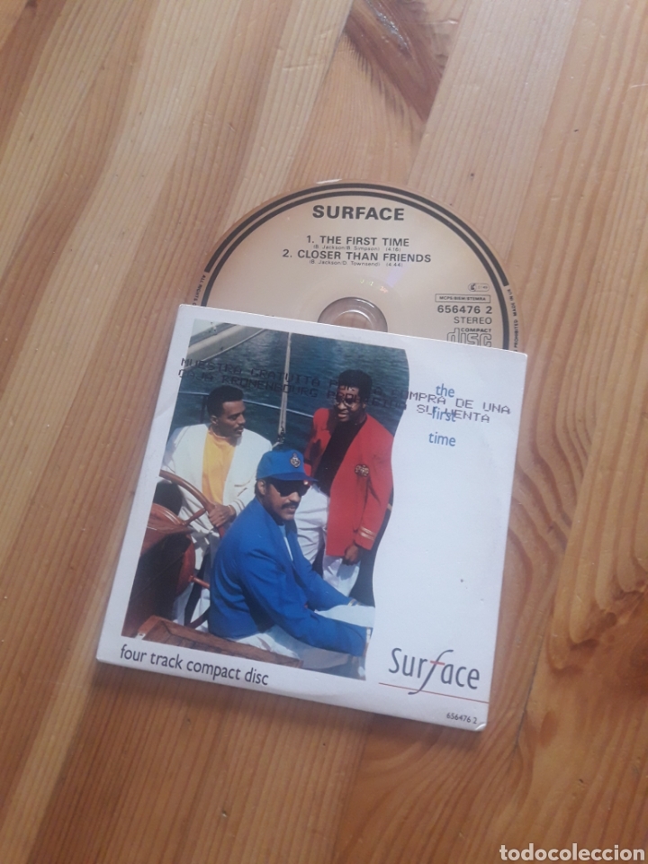 CDs de m&uacute;sica: Surface The first time CD Promocional 4 canciones CBS - Foto 3
