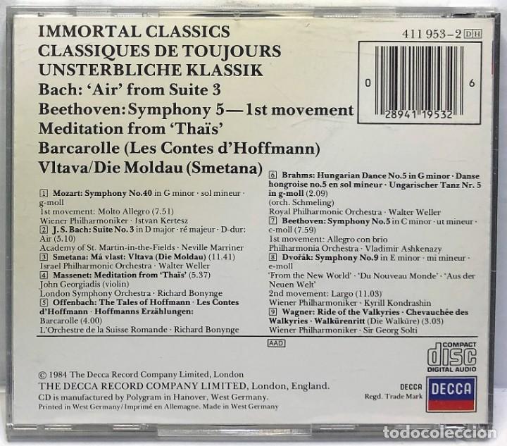 CDs de m&uacute;sica: Various ● Immortal Classics ● CD, Compilation, Stereo DECCA - Foto 3