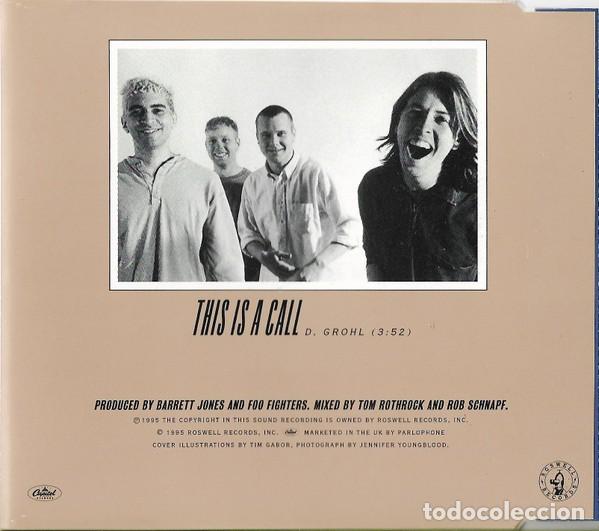 CDs de m&uacute;sica: Foo Fighters - This is a call (cd promo: 1 tema) - Foto 2