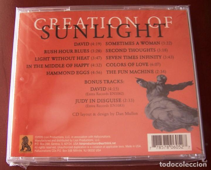 CDs de m&uacute;sica: SUNLIGHT - CREATIO OF SUNLIGHT CD - Foto 2