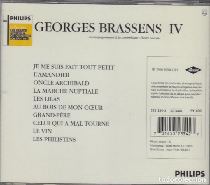 CDs de m&uacute;sica: George Brassens IV cd 1996 - Foto 2