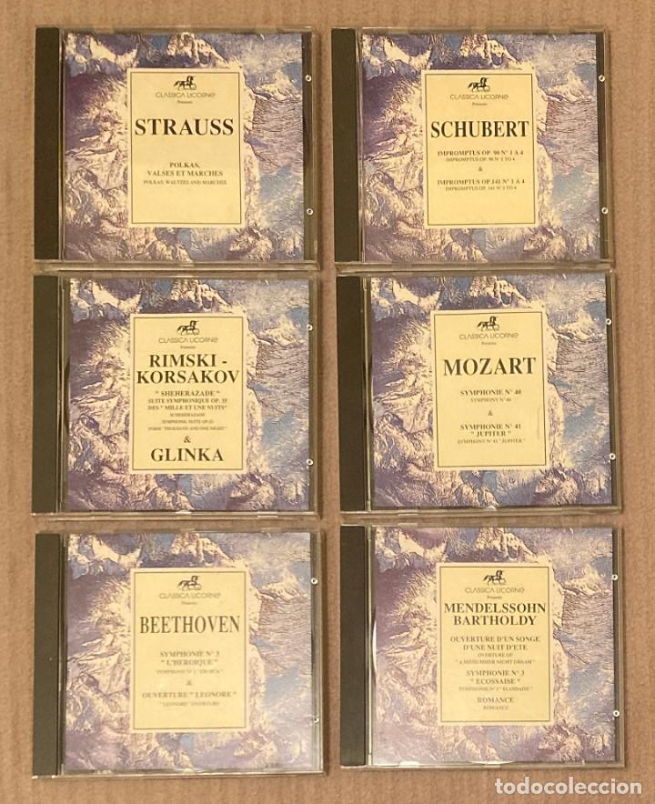 CD de M&uacute;sica: 6 CD&acute;S MUSICA CLASICA. CLASSICA LICORNE (0182CD)
