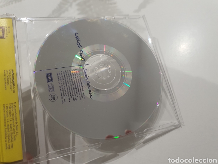 CDs de m&uacute;sica: Cd Carlos cano lim&oacute;n limonero - Foto 2