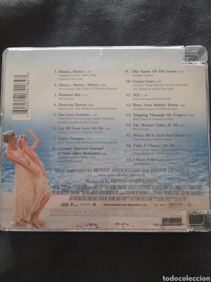 CDs de m&uacute;sica: Mamma m&iacute;a. ABBA - Foto 2