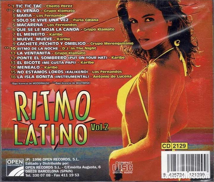 CDs de m&uacute;sica: Ritmo Latino Vol. 2. CD (precintado) - Foto 2