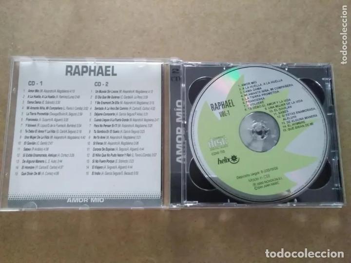 CDs de m&uacute;sica: CD DOBLE RAPHAEL AMOR MIO - Foto 2