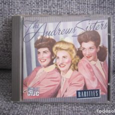 CDs de Música: CD - SWING - THE ANDREWS SISTER (RARITIES) - 1984 - MCA RECORDS. Lote 324906038