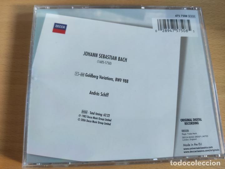 CDs de m&uacute;sica: ANDRAS SCHIFF Goldberg Variations BACH - Foto 2