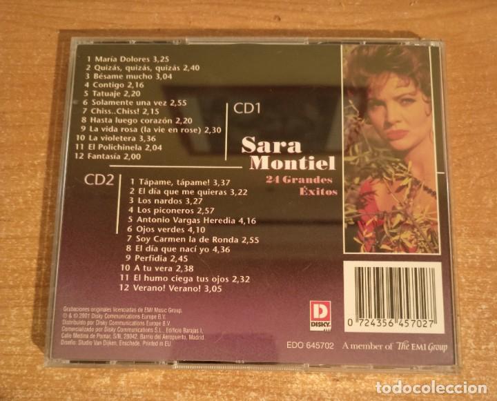 CDs de m&uacute;sica: Sara Montiel. 24 Grandes &Eacute;xitos - 2CD - Foto 2
