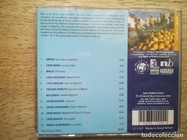 CDs de m&uacute;sica: Ra&iuml;. Rough guide music. CD - Foto 2