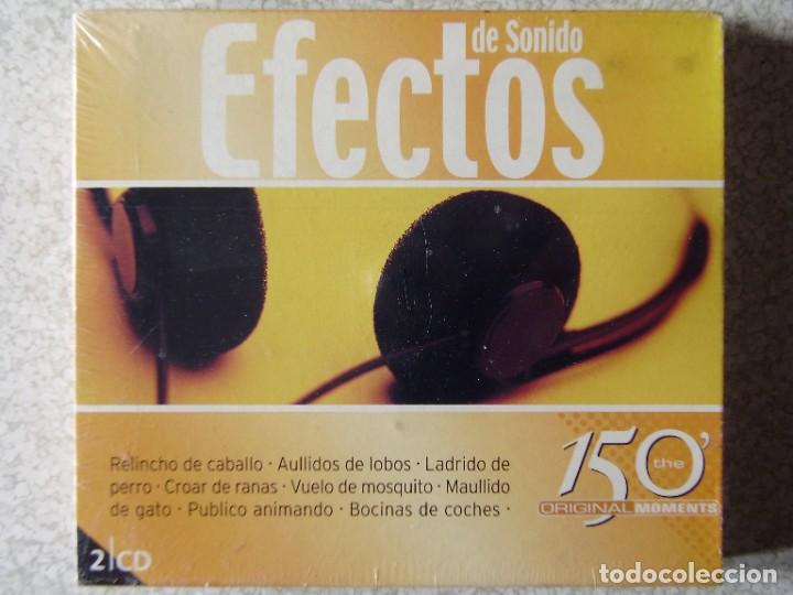 CDs de m&uacute;sica: EFECTOS DE SONIDO...DOBLE CD...PRECINTADO - Foto 1