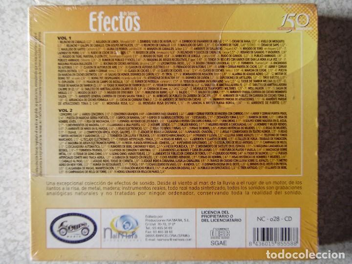 CDs de m&uacute;sica: EFECTOS DE SONIDO...DOBLE CD...PRECINTADO - Foto 2