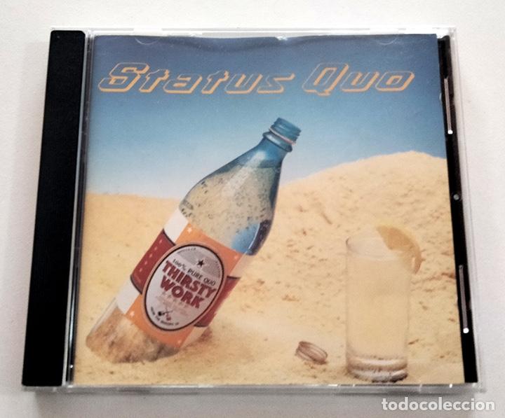 CDs de m&uacute;sica: CD STATUS QUO. THIRSTY WORK. COMO NUEVO. - Foto 1