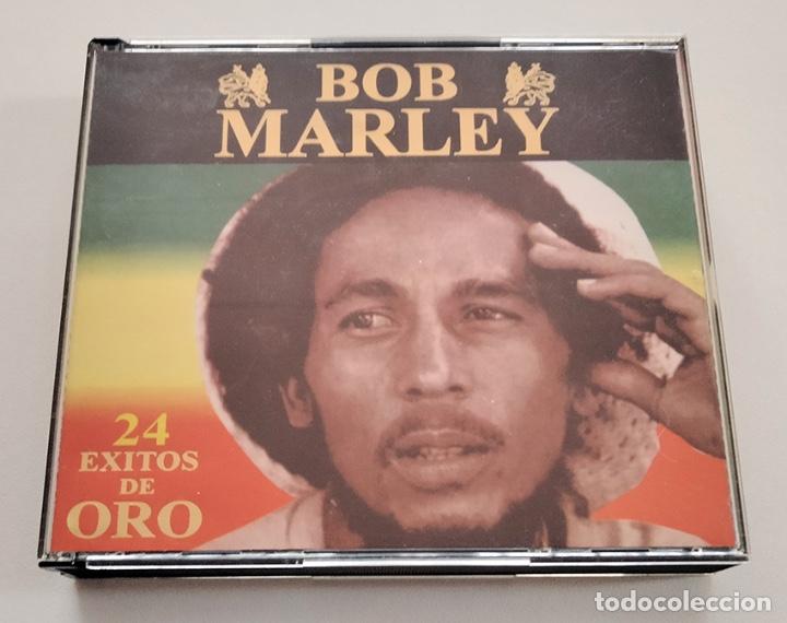 CDs de m&uacute;sica: CD DOBLE RECOPILATORIO BOB MARLEY. 24 &Eacute;XITOS DE ORO. COMO NUEVO. - Foto 1