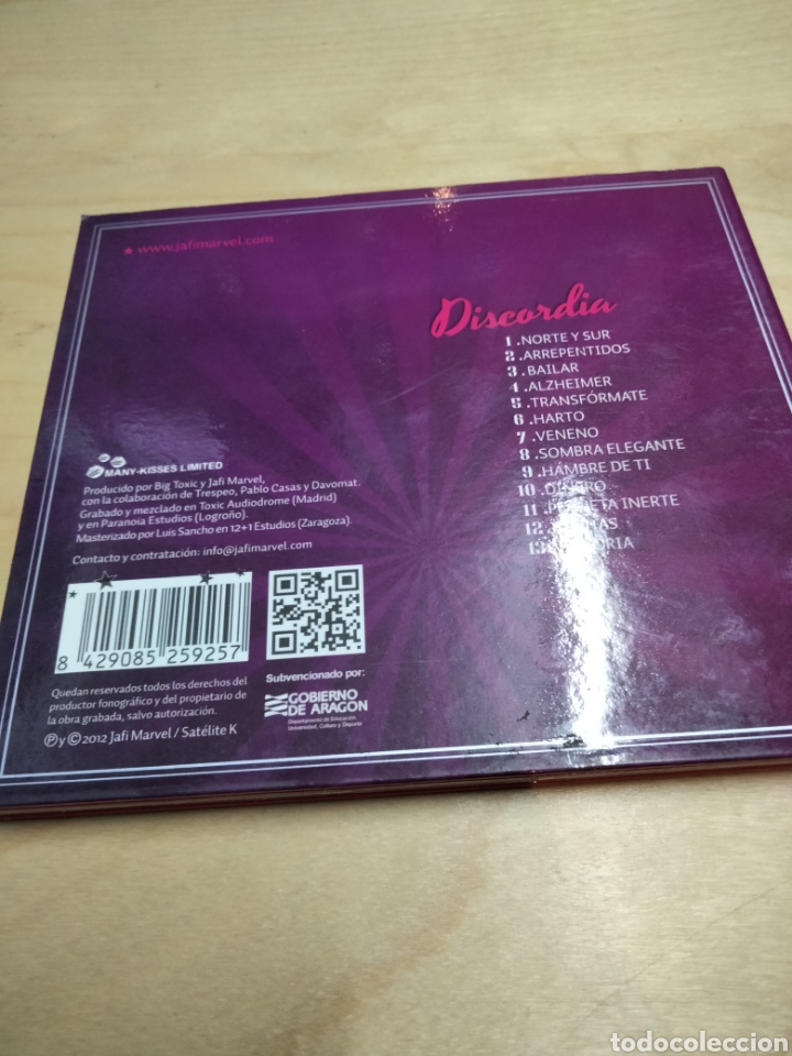 CDs de m&uacute;sica: Jafi Marvel discordia -27 - Foto 2