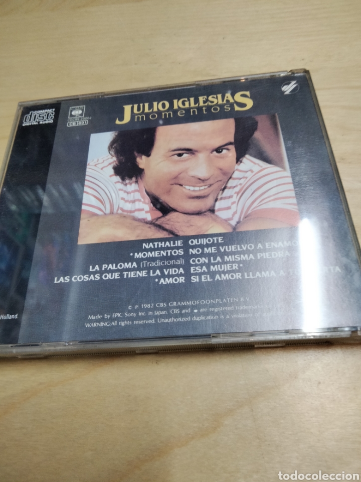 CDs de m&uacute;sica: Julio Iglesias momentos - Foto 1